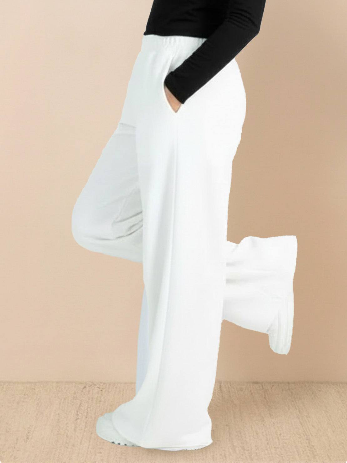 Two-piece easy airport lounge set in soft wrinkle-resistant fabric designed for travel comfort and relaxed fit