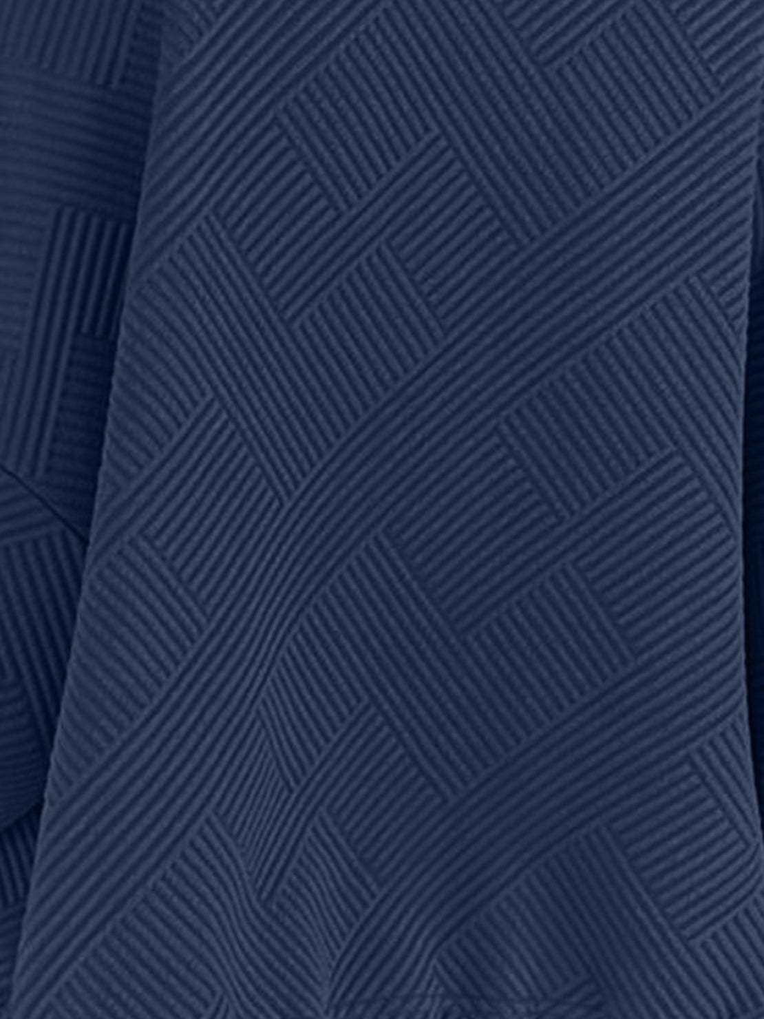 Cropped textured baseball jacket with full zipper and elastic cuffs for casual wear