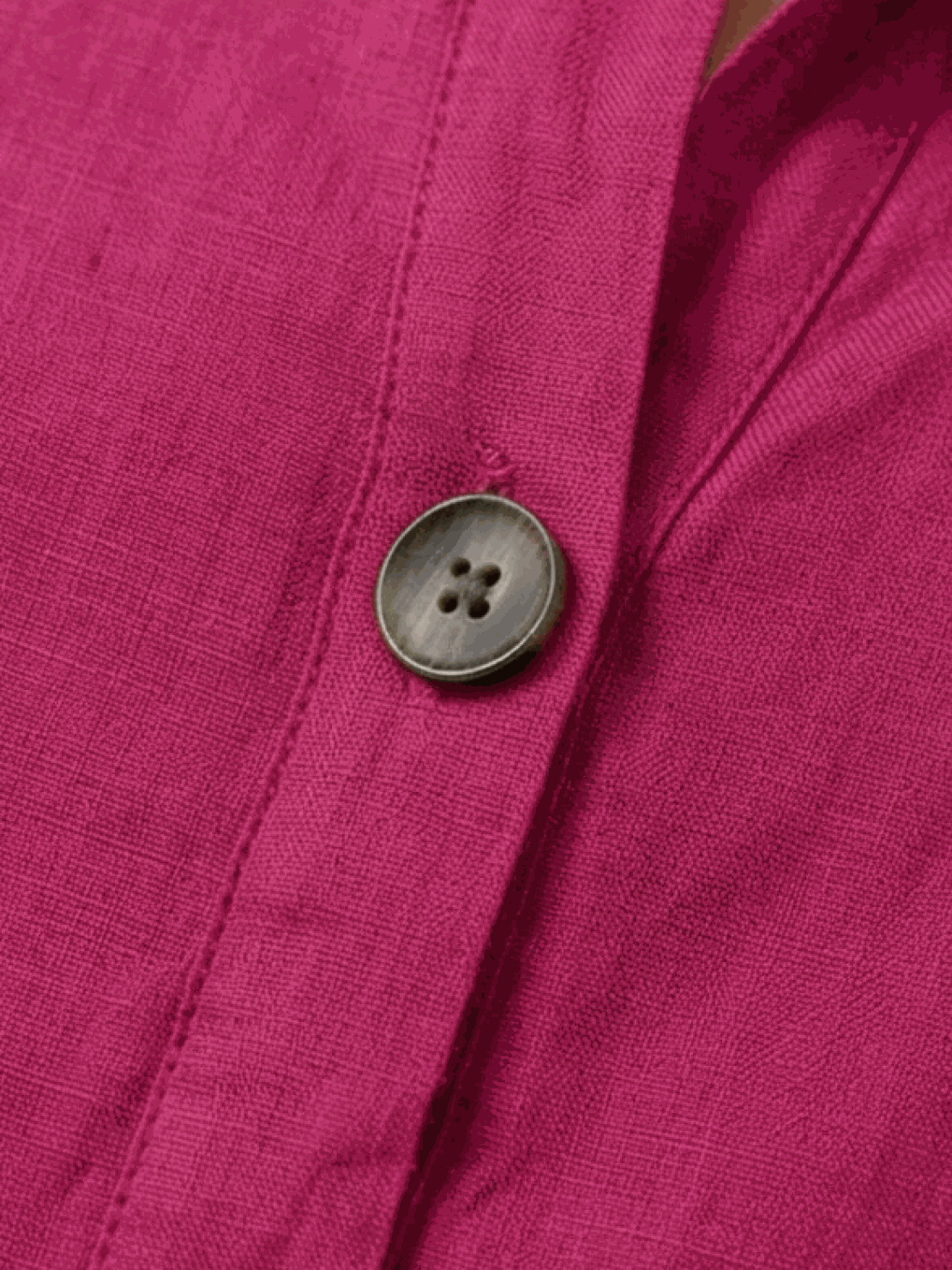Pure Linen Age-Defying Shirt with button detail in soft breathable fabric