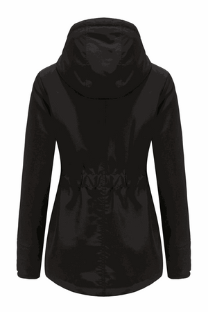 Casual Hooded Velvet Coat