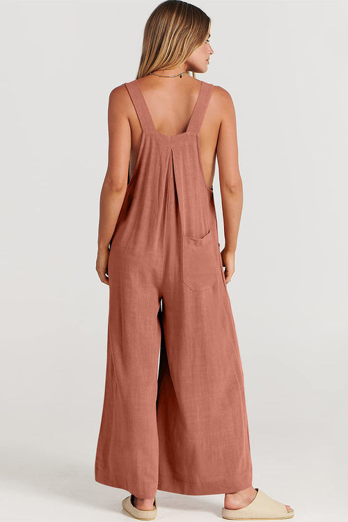 Free-Flow Wide Leg Overalls