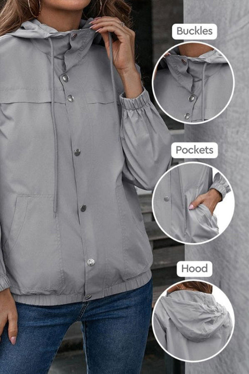 Outdoor Hooded Raincoat and Windbreaker