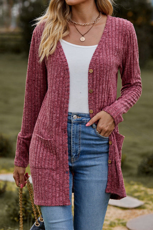 Long, Lightweight, Ultra Soft Knit-like Cardigan