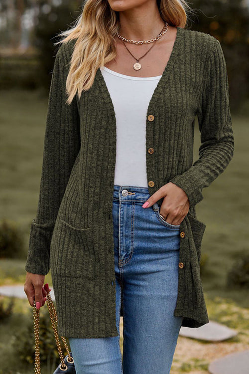 Long, Lightweight, Ultra Soft Knit-like Cardigan