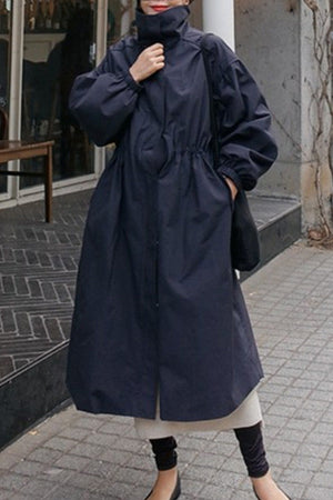 Oversized Cotton Stain-Resistant Travel Coat