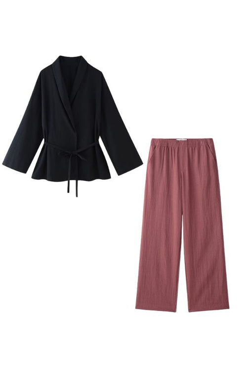 Versatile Mix-Match Lounge-to-Travel Set