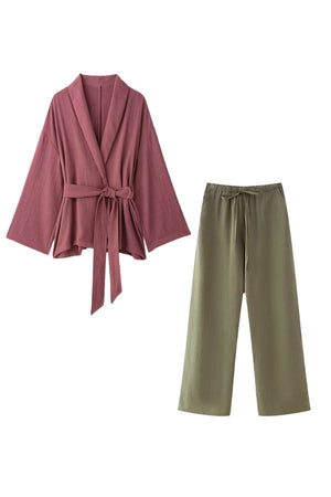 Versatile Mix-Match Lounge-to-Travel Set