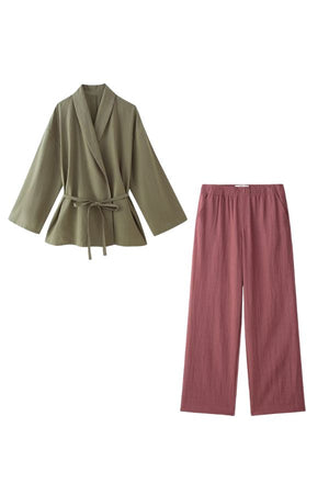 Versatile Mix-Match Lounge-to-Travel Set
