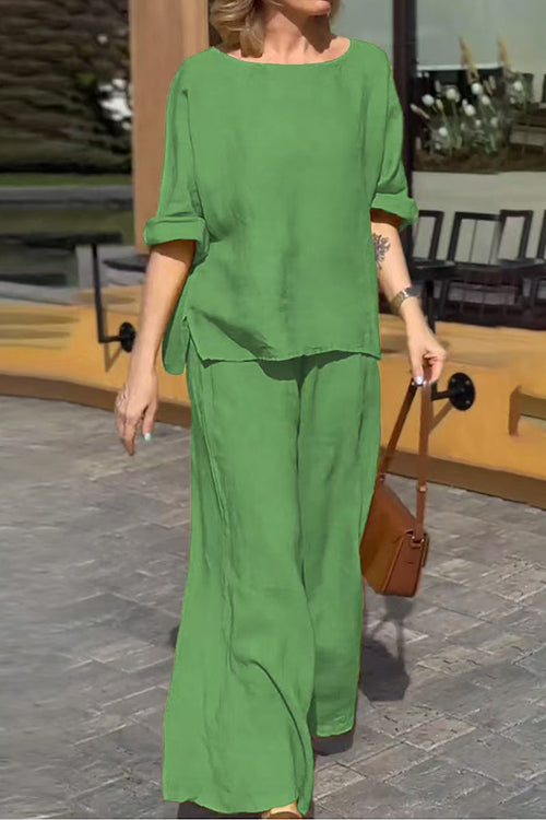 100% Cotton Travel Comfort Two-Piece Set