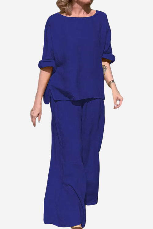 100% Cotton Travel Comfort Two-Piece Set
