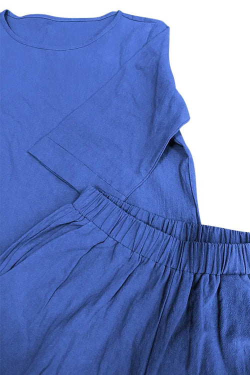 100% Cotton Travel Comfort Two-Piece Set