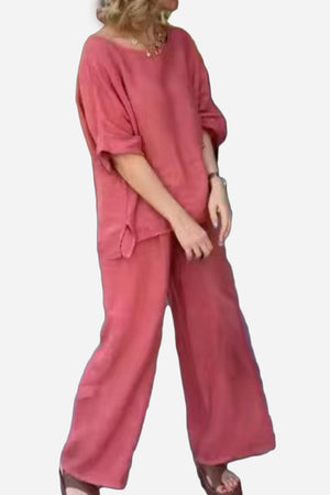 100% Cotton Travel Comfort Two-Piece Set
