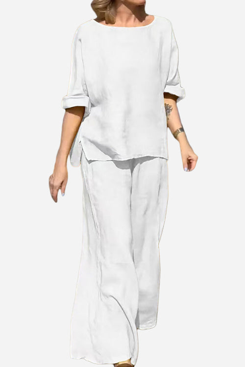 100% Cotton Travel Comfort Two-Piece Set