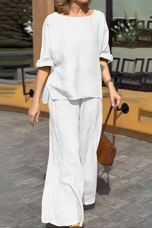 100% Cotton Travel Comfort Two-Piece Set