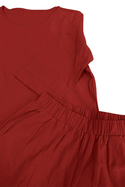 100% Cotton Travel Comfort Two-Piece Set