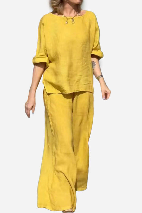 100% Cotton Travel Comfort Two-Piece Set