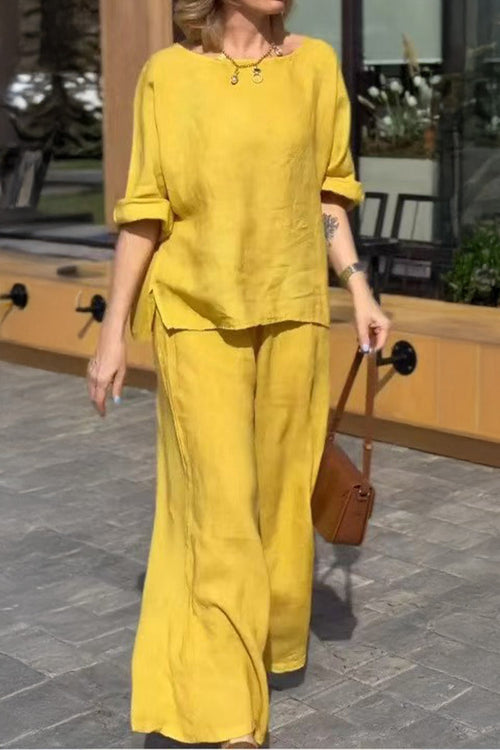 100% Cotton Travel Comfort Two-Piece Set