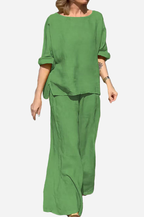 100% Cotton Travel Comfort Two-Piece Set