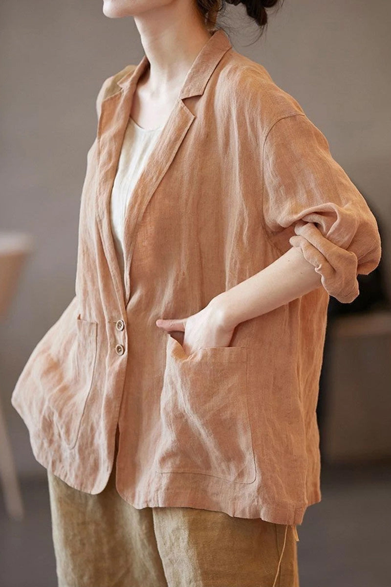 100% Linen Jacket Shirt