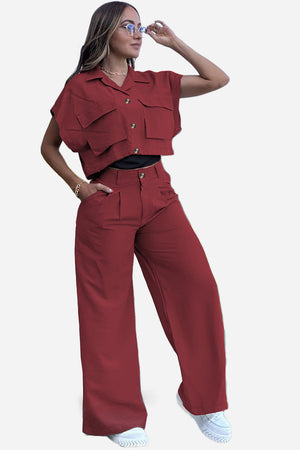 Safari Escape Cargo Two-Piece Set
