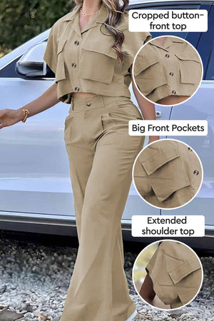 Safari Escape Cargo Two-Piece Set