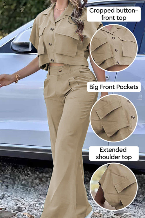Safari Escape Cargo Two-Piece Set