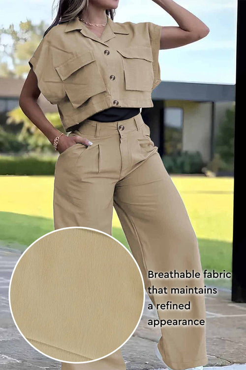 Safari Escape Cargo Two-Piece Set