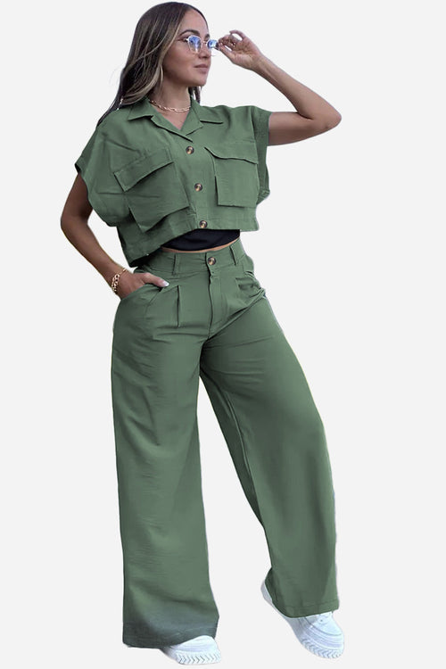 Safari Escape Cargo Two-Piece Set