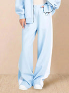 Easy Airport Lounge Set two-piece relaxed travel outfit in soft cotton-blend fabric