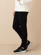 Colorblock Comfort Tracksuit with contrast curved panels and relaxed fit for slimming comfort