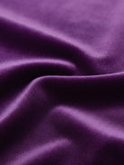 Ultra-soft velvet half-zip hoodie with hood and kangaroo pocket