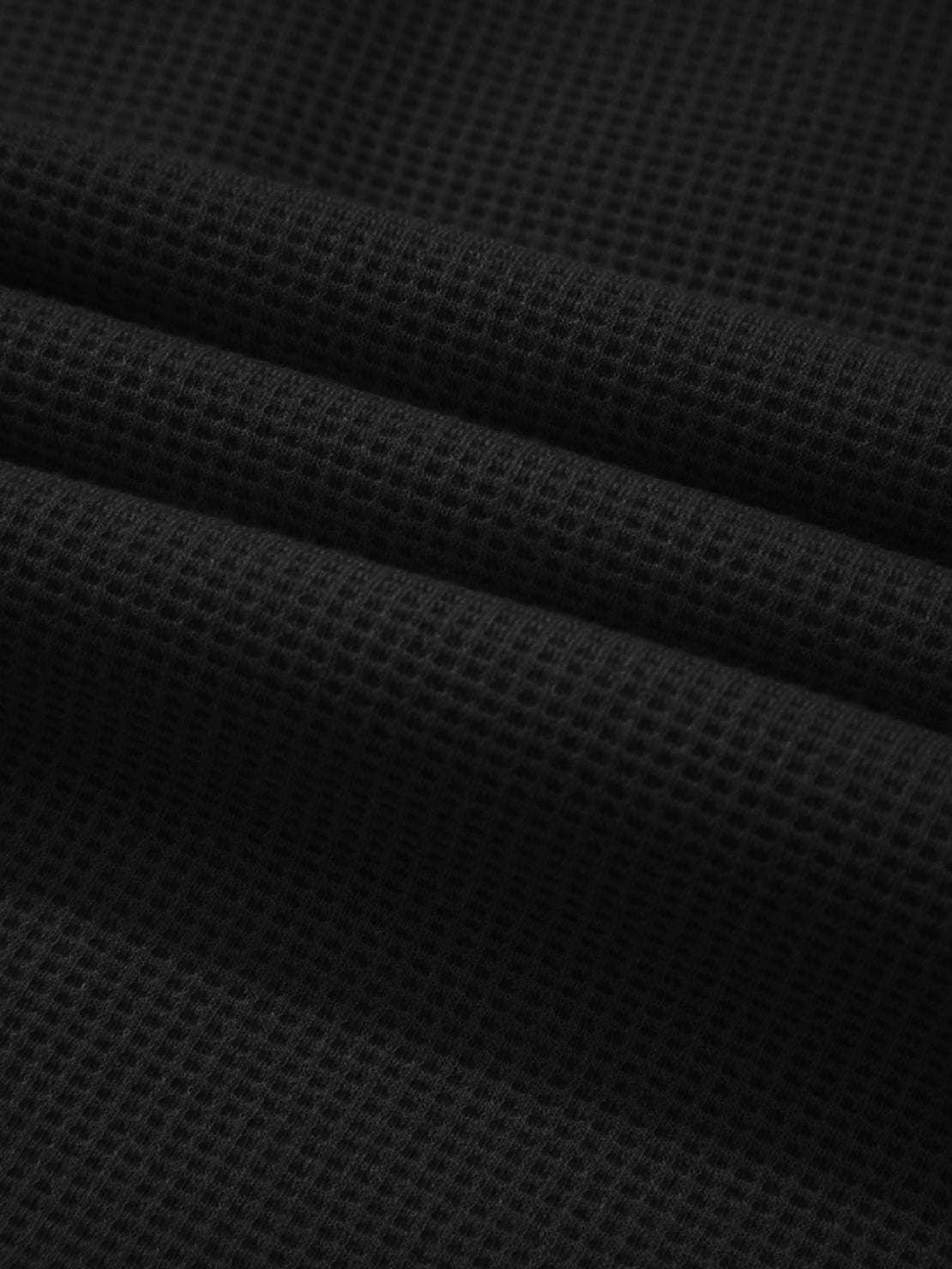 CloudKnit oversized hooded shacket in waffle knit with button front and relaxed fit