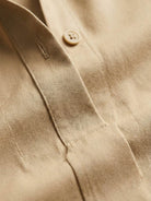 Wrinkle-free maxi button-down dress with point collar and chest pockets