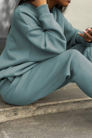 Athleisure at its Finest: Cotton-Blended Two-Piece Tracksuit