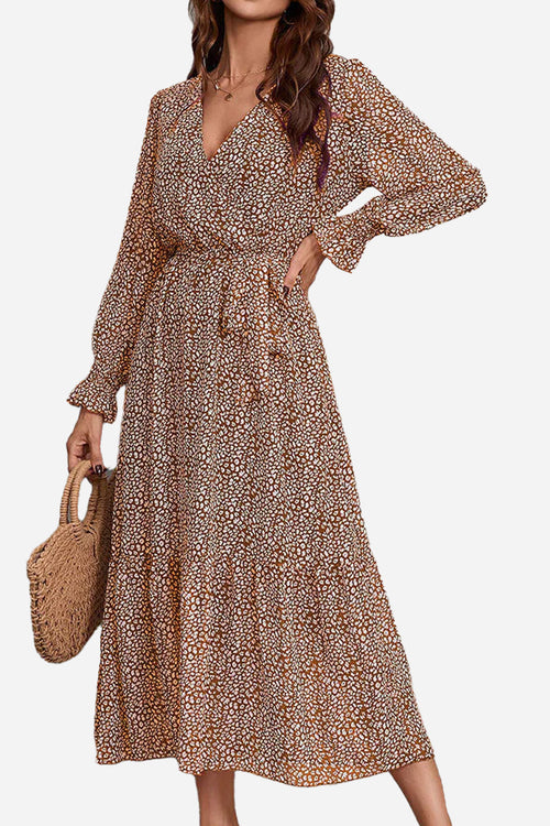 Bloom Wrap Midi Dress