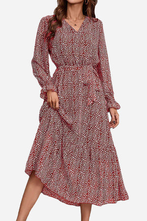 Bloom Wrap Midi Dress