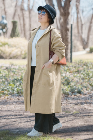 One Size Fits All Oversized Water Resistant Windbreaker Jacket