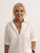 Oversized 100% cotton shirt with wide-leg pants co-ord set in breathable fabric