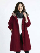 Water-resistant oversized hooded windbreaker rain jacket with multiple pockets for outdoor activities