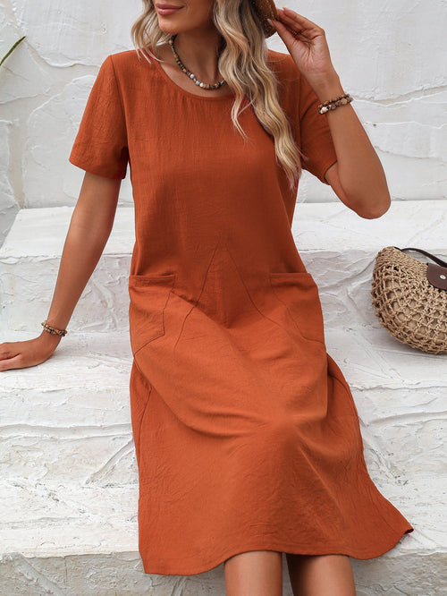 Radiant Escape Panelled Beach Dress